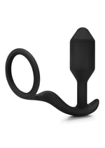 Load image into Gallery viewer, B-Vibe Snug and Tug Silicone Cock Ring and Anal Plug
