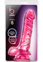 Load image into Gallery viewer, B Yours Basic 8 Dildo with Balls - Pink - 9in
