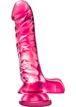 Load image into Gallery viewer, B Yours Basic 8 Dildo with Balls - Pink - 9in
