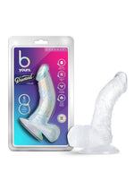 Load image into Gallery viewer, B Yours Diamond Sparkle Dildo - Clear - 6.5in
