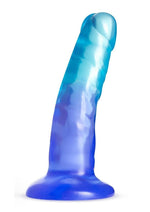 Load image into Gallery viewer, B Yours Morning Dew Dildo - Aqua/Blue/Indigo - 5in
