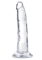 Load image into Gallery viewer, B Yours Plus Lust N&#39; Thrust Realistic Dildo - Clear - 7.5in
