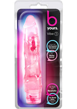 Load image into Gallery viewer, B Yours Vibe 1 Vibrating Dildo - Pink - 9in
