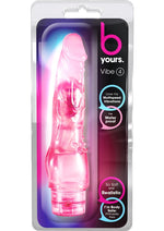 Load image into Gallery viewer, B Yours Vibe 4 Vibrating Dildo - Pink - 8in