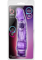 Load image into Gallery viewer, B Yours Vibe 6 Vibrating Dildo - Purple - 9in