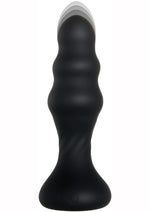 Load image into Gallery viewer, Backdoor Banger Silicone Rechargeable Anal Vibrator with Remote Control - Black