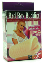 Load image into Gallery viewer, Bad Boy Buddies Real Feel Masturbator - Mouth - Vanilla
