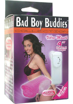 Load image into Gallery viewer, Bad Boy Buddies Vibro Masturbator - Mouth - Pink
