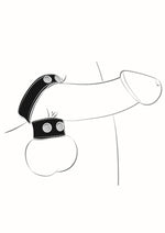 Load image into Gallery viewer, Ballgear Pu Leather Cock Strap with Iron Ball Stretcher
