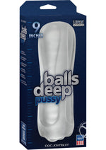 Load image into Gallery viewer, Balls Deep Ultraskyn Masturbator - Pussy - Clear/Frost
