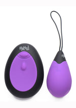 Load image into Gallery viewer, Bang! 10x Rechargeable Silicone Vibrating Egg with Remote Control - Purple
