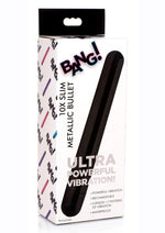 Load image into Gallery viewer, Bang! 10x Slim Metallic Rechargeable Bullet - Black
