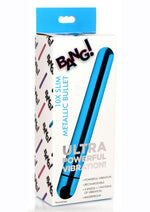 Load image into Gallery viewer, Bang! 10x Slim Metallic Rechargeable Bullet - Blue
