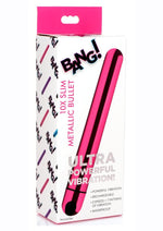 Load image into Gallery viewer, Bang! 10x Slim Metallic Rechargeable Bullet - Pink
