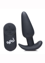 Load image into Gallery viewer, Bang! 21x Vibrating Silicone Rechargeable Butt Plug with Remote Control - Black
