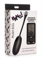 Load image into Gallery viewer, Bang 25x Rechargeable Silicone Plush Egg with Remote Control - Black

