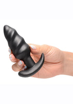 Load image into Gallery viewer, Bang 25x Rechargeable Silicone Swirl Anal Plug with Remote Control
