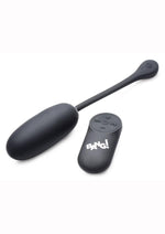 Load image into Gallery viewer, Bang! 28x Plush Silicone Rechargeable Egg with Remote Control - Black
