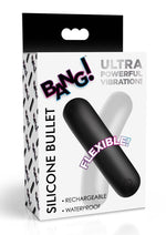 Load image into Gallery viewer, Bang! Bg Flexible Rechargeable Silicone Bullet - Black

