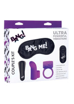 Load image into Gallery viewer, Bang! Couple&#39;s Love Ring Kit - Purple - Set Of 4
