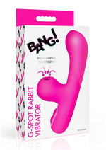 Load image into Gallery viewer, Bang! G-Spot Rabbit Rechargeable Silicone Vibrator - Pink
