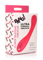 Load image into Gallery viewer, Bang! G-Spot Rechargeable Silicone Vibrator - Pink
