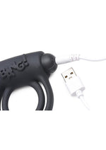 Load image into Gallery viewer, Bang! Silicone Rechargeable Cock Ring and Bullet with Remote Control
