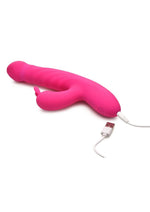 Load image into Gallery viewer, Bang! Thrusting and Vibrating Rechargeable Silicone Rabbit Vibrator
