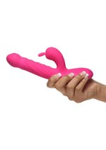 Load image into Gallery viewer, Bang! Thrusting and Vibrating Rechargeable Silicone Rabbit Vibrator
