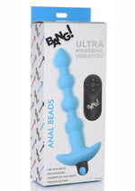 Load image into Gallery viewer, Bang! Vibrating Silicone Rechargeable Anal Beads with Remote Control - Blue
