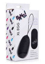 Load image into Gallery viewer, Bang! XL Vibrating Egg - Black - XLarge