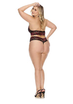 Load image into Gallery viewer, Barely Bare Criss-Cross High Neck Teddy
