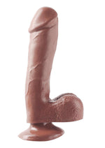 Load image into Gallery viewer, Basix Dong Suction Cup - Chocolate - 7.5in
