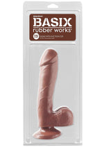 Load image into Gallery viewer, Basix Dong Suction Cup - Chocolate - 7.5in
