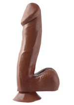 Load image into Gallery viewer, Basix Rubber Works 6.5in Dong with Suction Cup Waterproof - Caramel
