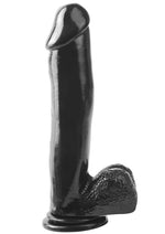 Load image into Gallery viewer, Basix Rubber Works Dong with Suction Cup - Black - 12in
