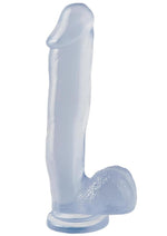 Load image into Gallery viewer, Basix Rubber Works Dong with Suction Cup - Clear - 12in
