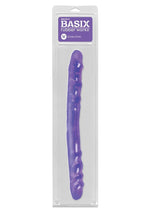 Load image into Gallery viewer, Basix Rubber Works Double Dong - Purple - 16in
