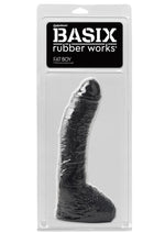 Load image into Gallery viewer, Basix Rubber Works Fat Boy Dong - Black - 10in
