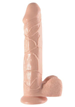 Load image into Gallery viewer, Basix Rubber Works Mega Dildo - Vanilla - 12in

