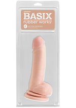Load image into Gallery viewer, Basix Rubber Works Suction Cup Dong - Vanilla - 8in
