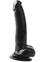 Load image into Gallery viewer, Basix Rubber Works Suction Cup Dong - Black - 9in
