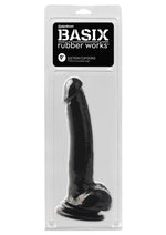 Load image into Gallery viewer, Basix Rubber Works Suction Cup Dong - Black - 9in
