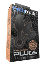 Load image into Gallery viewer, Bathmate Anal Training Silcone Plugs Kit - Black - 3 Pieces
