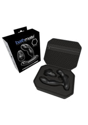 Bathmate Prostate Pro Rechargeable Silicone Prostate Massager with Remote Control - Black