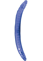 Load image into Gallery viewer, Bendable Double Dildo Vibrating Dildo - Blue
