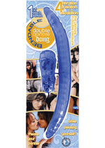 Load image into Gallery viewer, Bendable Double Dildo Vibrating Dildo - Blue
