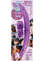 Load image into Gallery viewer, Bendable Double Dildo Vibrating Dildo - Lavender/Purple
