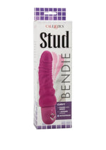 Load image into Gallery viewer, Bendie Stud Curvy Vibrator - Pink
