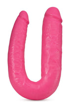 Load image into Gallery viewer, Big As Fuk Double Headed Dildo with Suction Cup - Pink - 18in
